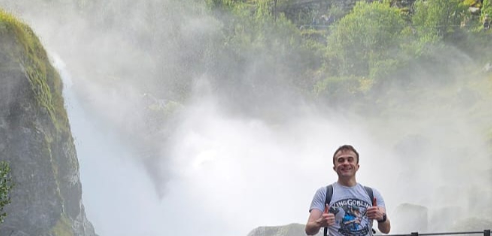 In Norway, near the Briksdal glacier. Me in Norway, near the Briksdal glacier.